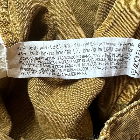 Zara | Linen Blend Pant - Picture 6 of 6